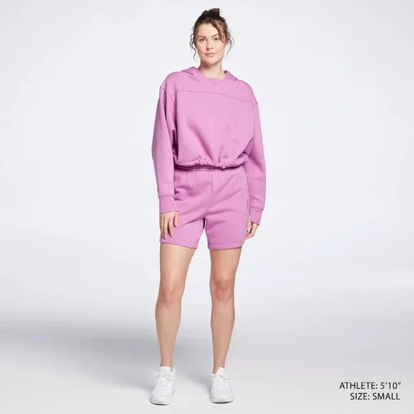 DSG X TWITCH + ALLISON Women's Long Fleece Shorts NWT - Picture 3 of 5
